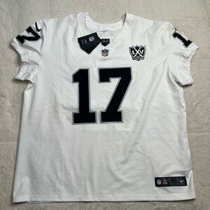DAVANTE ADAMS NIKE NFL LAS VEGAS RAIDERS 65TH ANNIVERSARY PATCH PRO CUT JERSEY